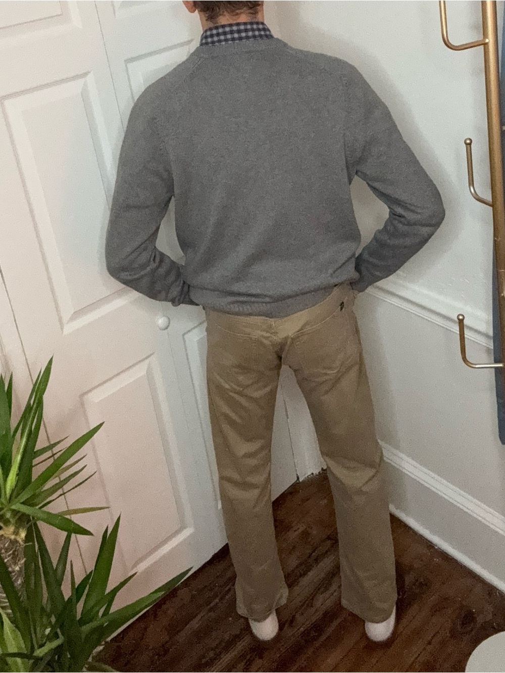 JCrew Heritage cotton crewneck sweater - Size L - Heather Gray - Worn Once - Picture 4 of 11